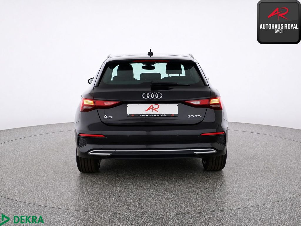 Audi A3 2023 г. Чёрный, пробег 37698 км