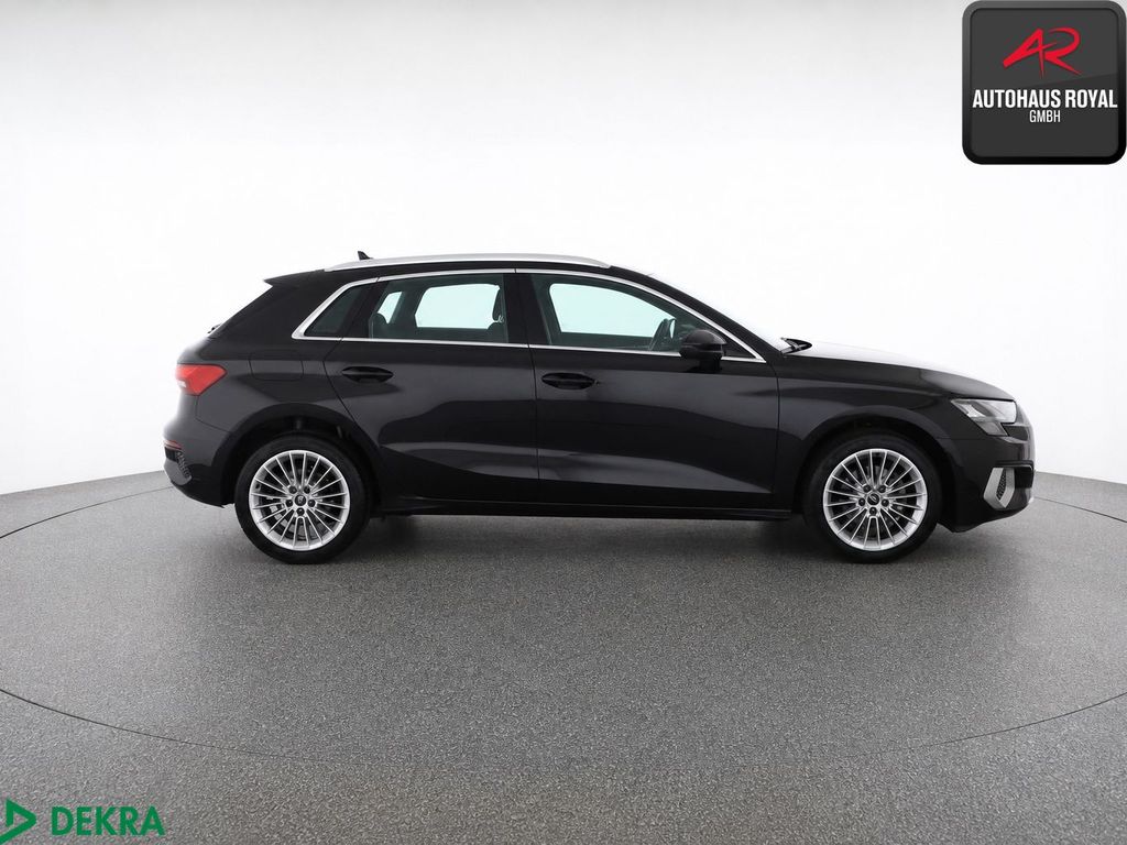 Audi A3 2023 г. Чёрный, пробег 37698 км