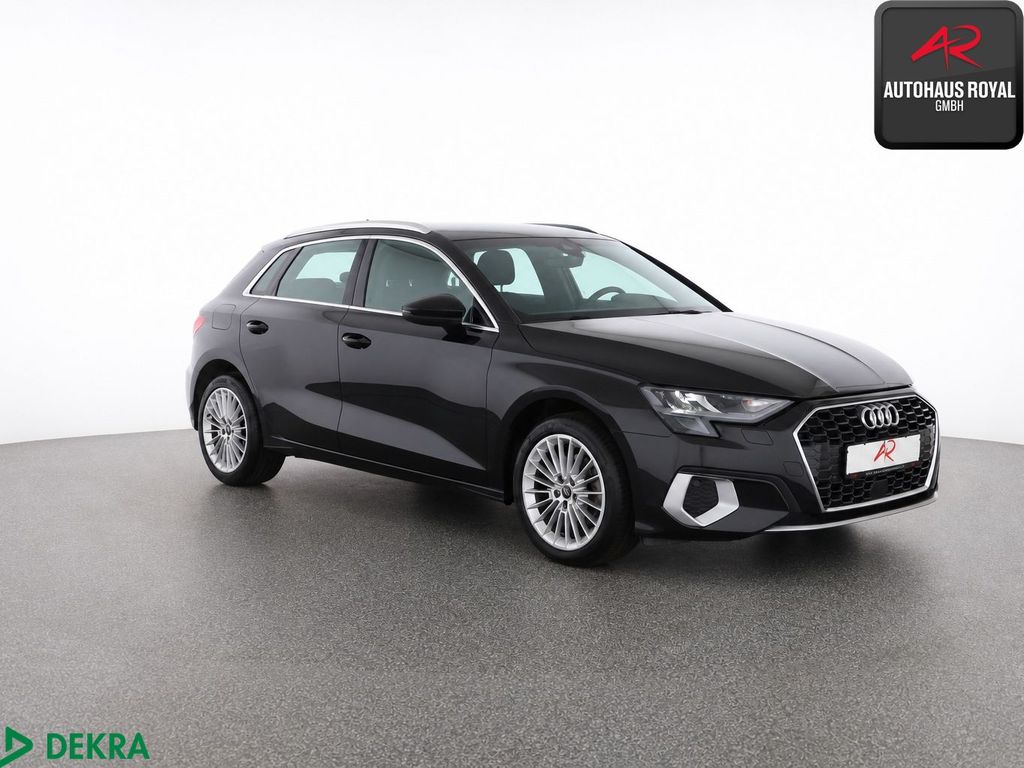 Audi A3 2023 г. Чёрный, пробег 37698 км