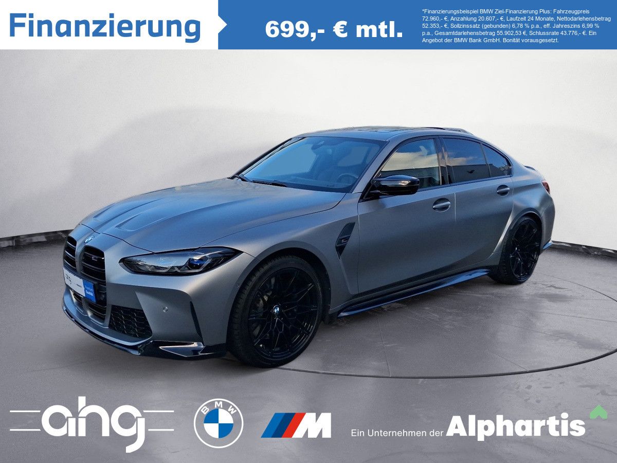 BMW M3 2023 г. Серый, пробег 50689 км