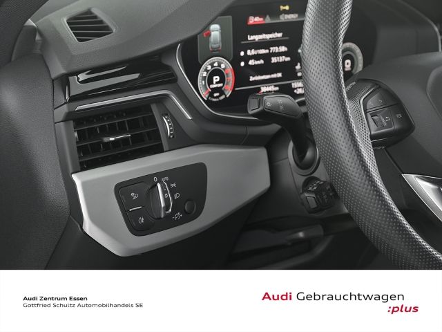 Audi A4 2023 г. Чёрный, пробег 38495 км