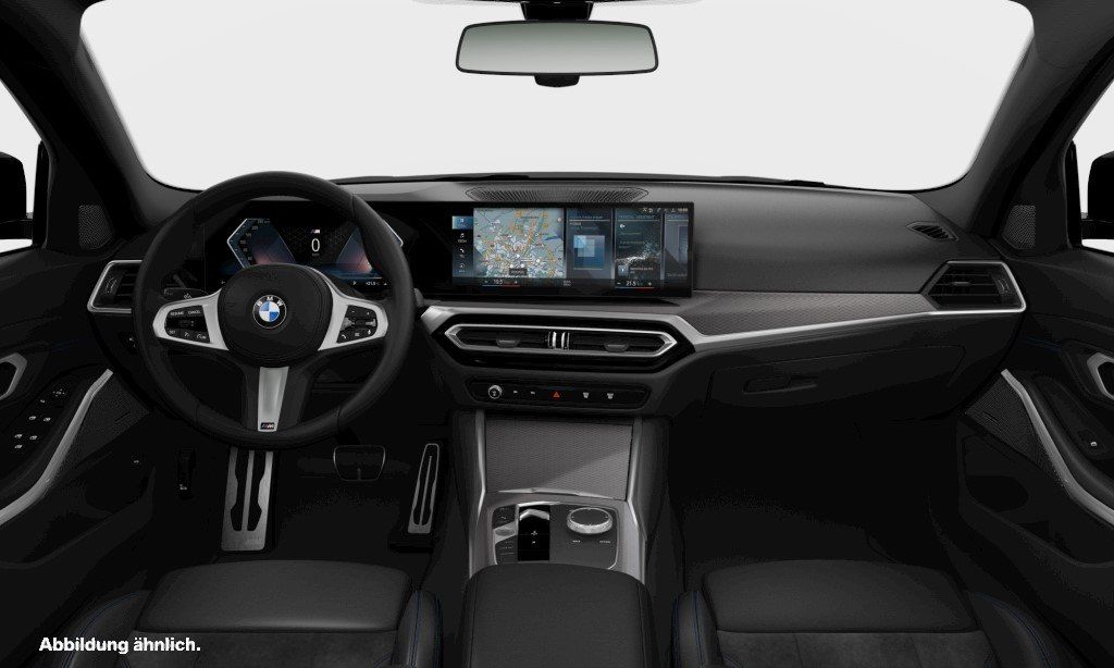 BMW 320 2023 г. Чёрный, пробег 41100 км