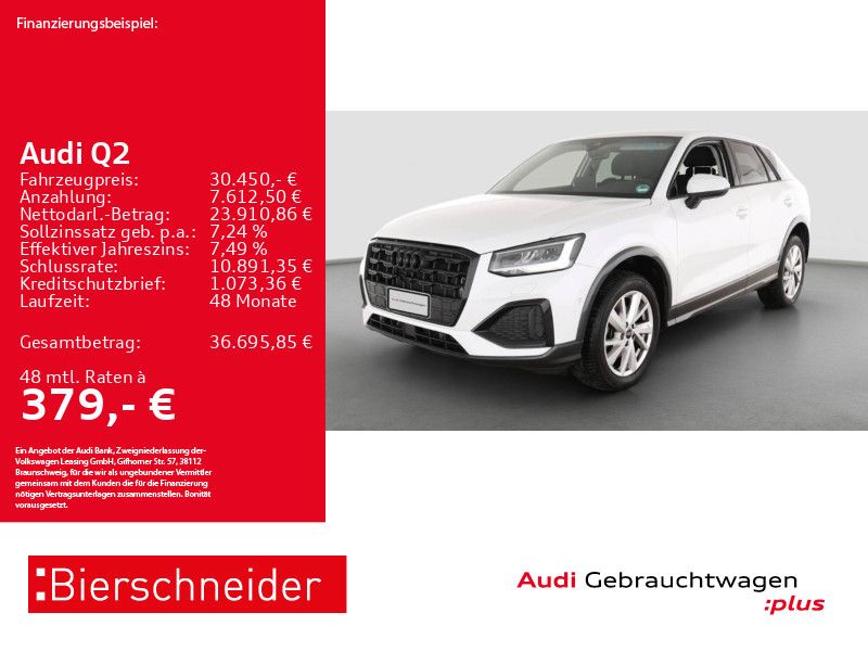 Audi Q2 2026 г. Белый, пробег 33037 км