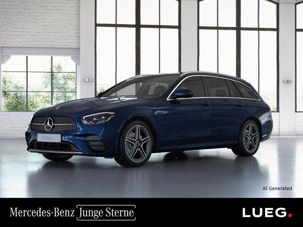 Mercedes-Benz E 220 2023 г. Синий, пробег 42626 км