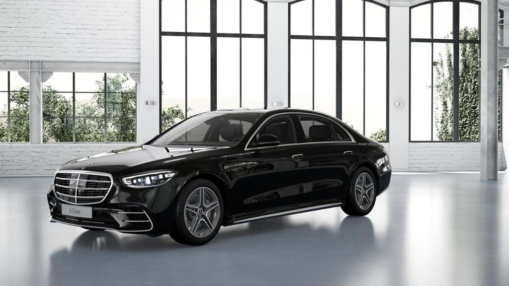 Mercedes-Benz S 500 2025 г. Чёрный, пробег 22222 км