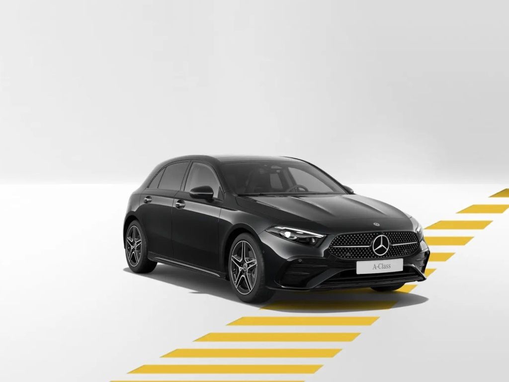 Mercedes-Benz A 200 2024 г. Чёрный, пробег 28113 км