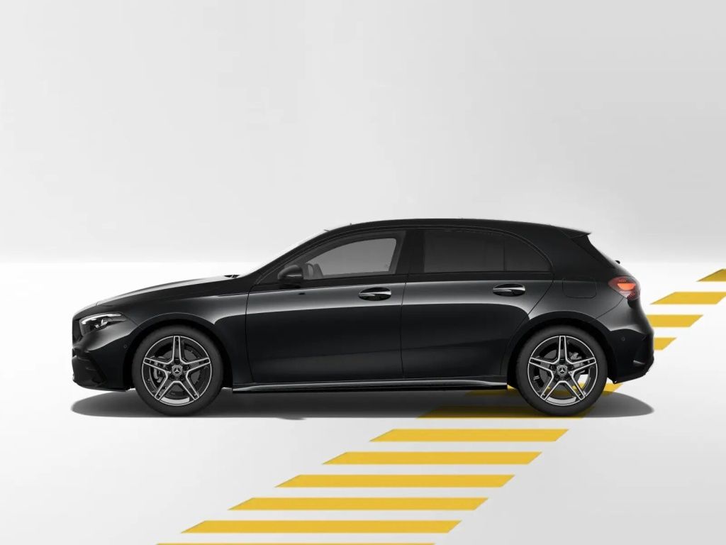 Mercedes-Benz A 200 2024 г. Чёрный, пробег 28113 км
