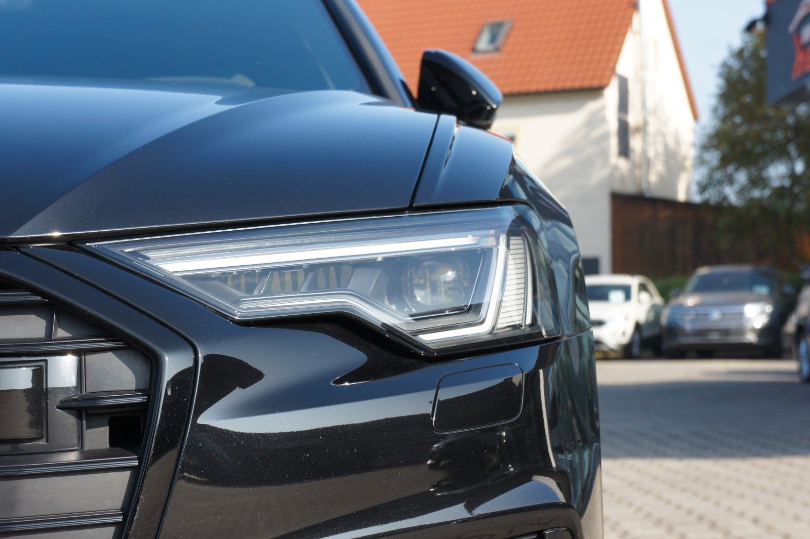 Audi A6 2023 г. Чёрный, пробег 55870 км
