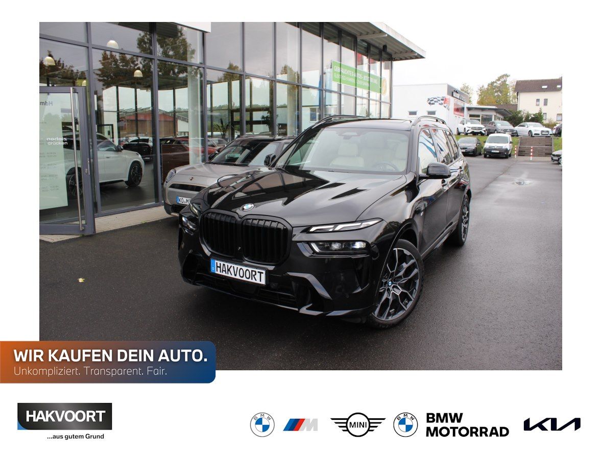 BMW X7 2023 г. Чёрный, пробег 54495 км