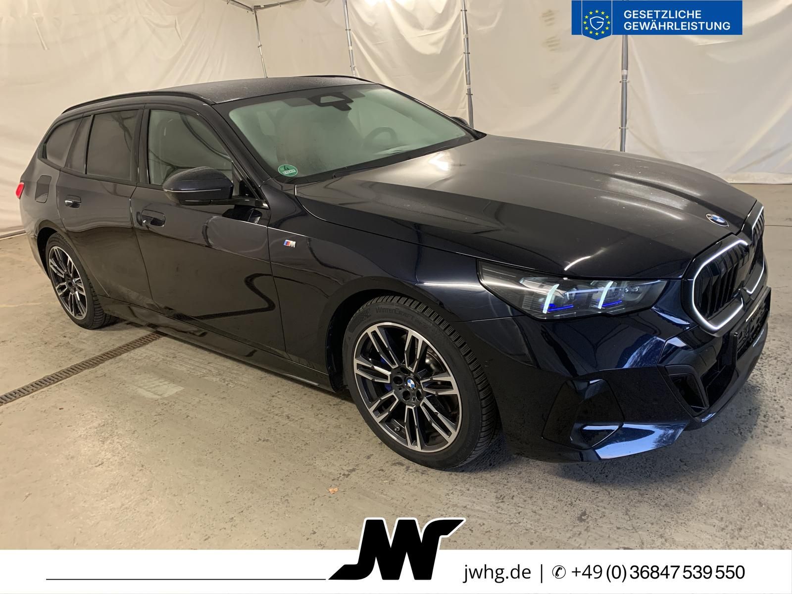 BMW 520 2025 г. Чёрный, пробег 48700 км