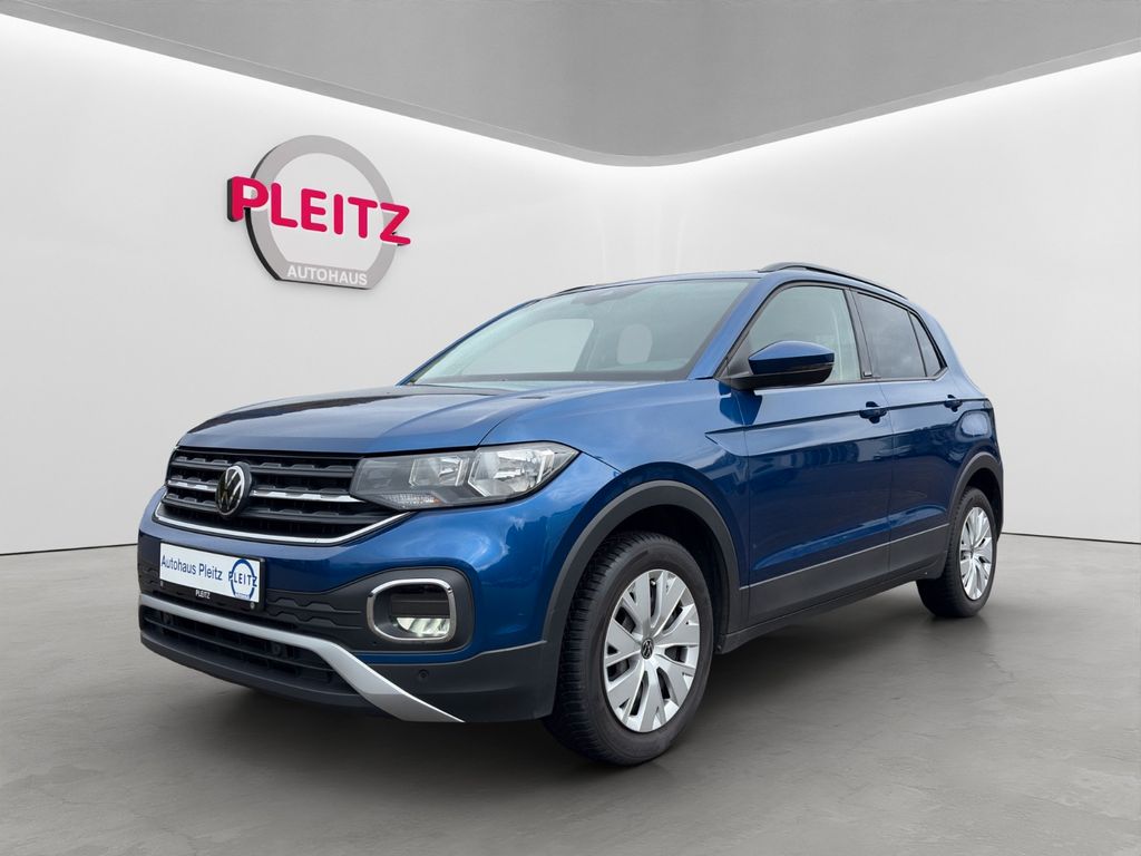 Volkswagen T-Cross 2022 г. Синий, пробег 37540 км