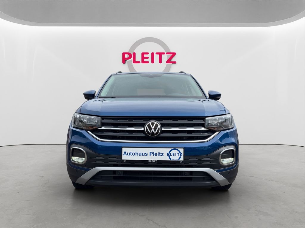 Volkswagen T-Cross 2022 г. Синий, пробег 37540 км