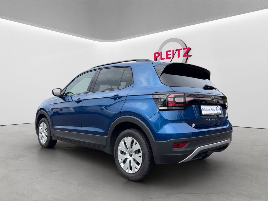 Volkswagen T-Cross 2022 г. Синий, пробег 37540 км
