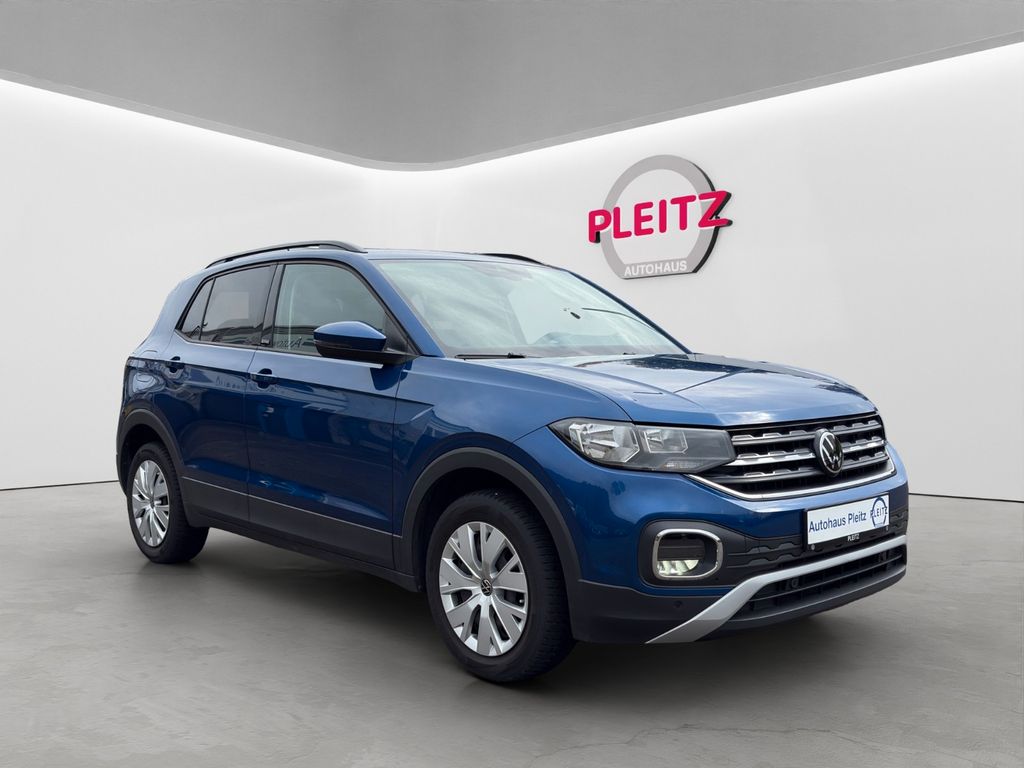 Volkswagen T-Cross 2022 г. Синий, пробег 37540 км