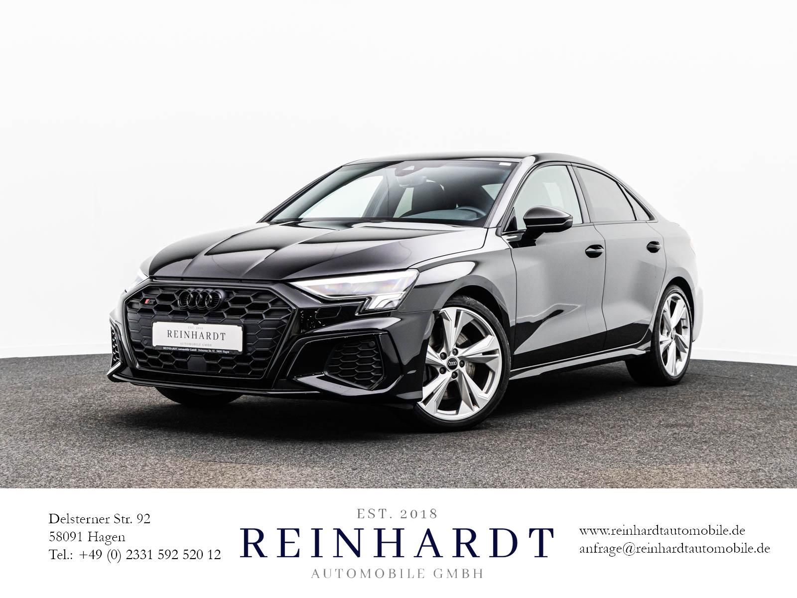 Audi S3 2023 г. Чёрный, пробег 21920 км