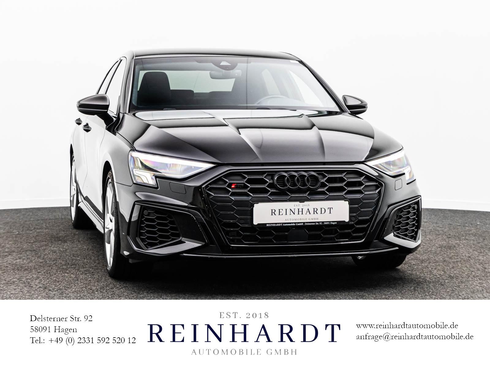 Audi S3 2023 г. Чёрный, пробег 21920 км