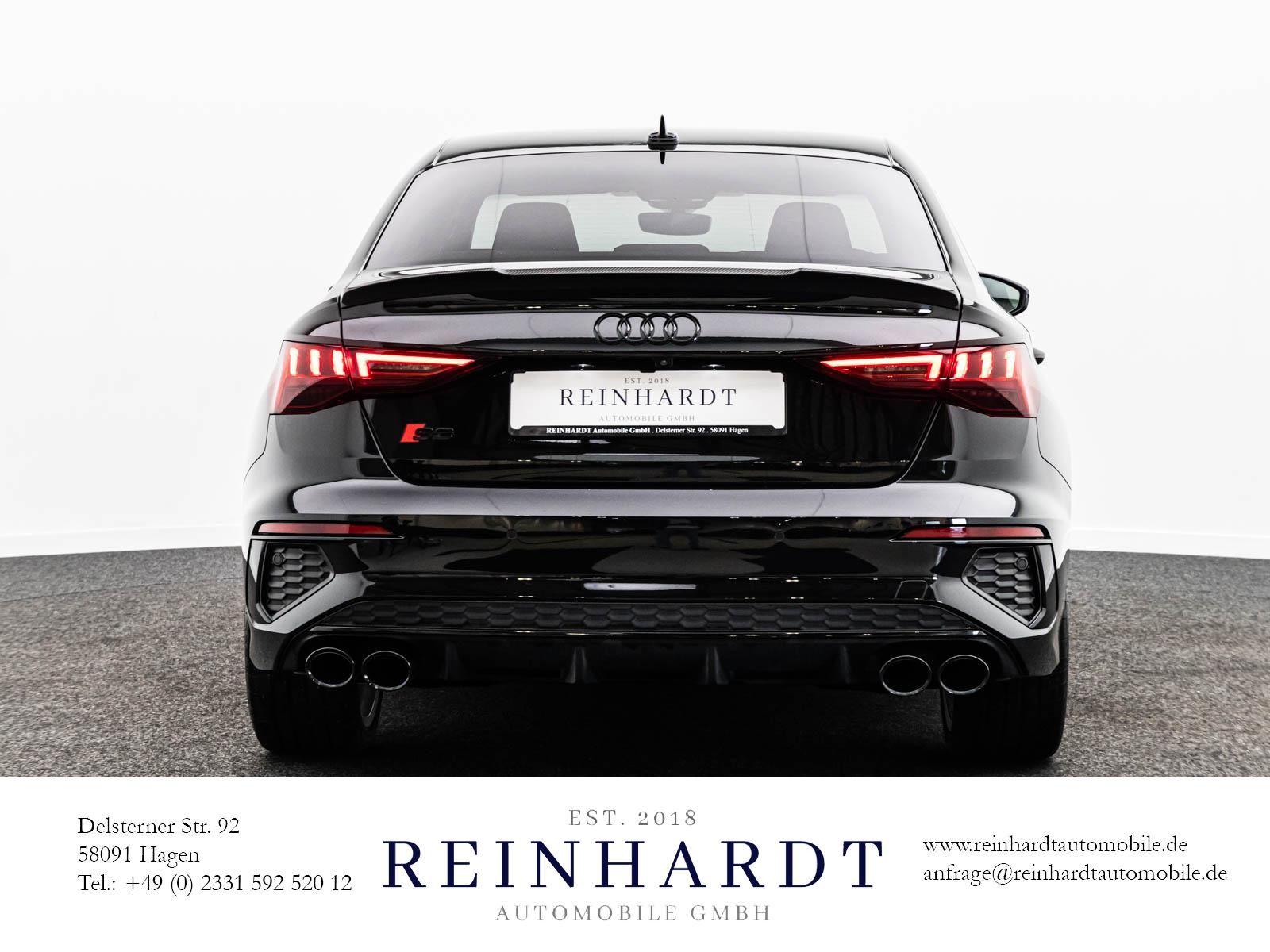 Audi S3 2023 г. Чёрный, пробег 21920 км