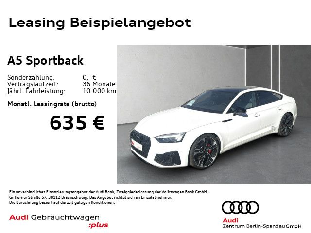 Audi A5 2023 г. Белый, пробег 59521 км
