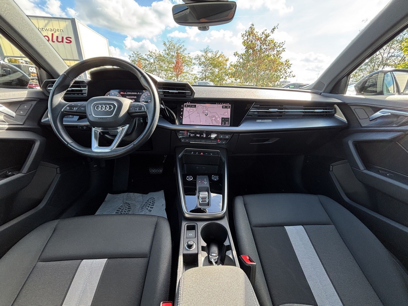 Audi A3 2023 г. Чёрный, пробег 51800 км