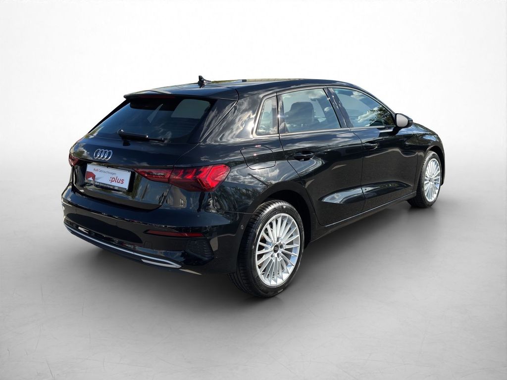 Audi A3 2023 г. Чёрный, пробег 51800 км