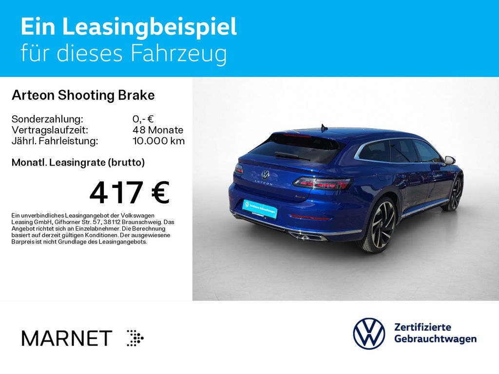 Volkswagen Arteon 2023 г. Синий, пробег 26850 км
