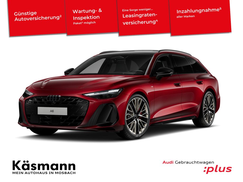Audi A6 2026 г. Красный, пробег 11897 км