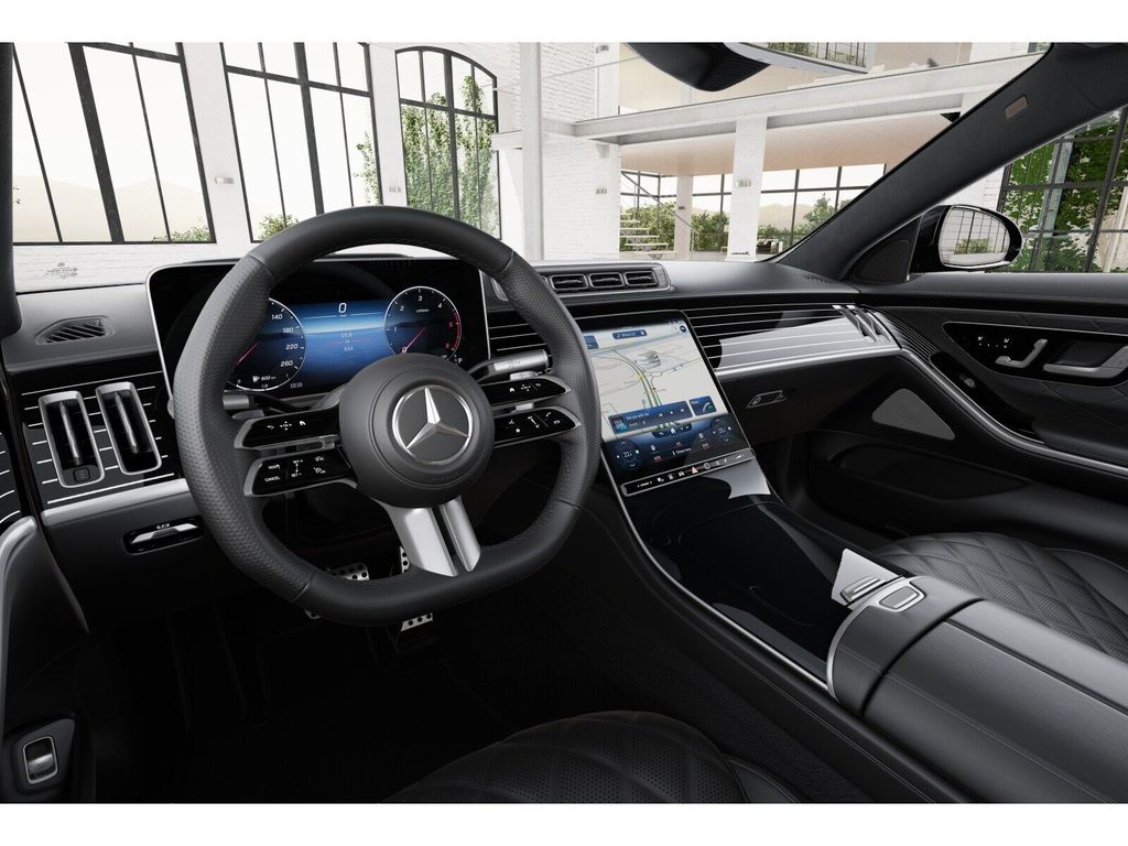 Mercedes-Benz S 450 2024 г. Белый, пробег 53931 км