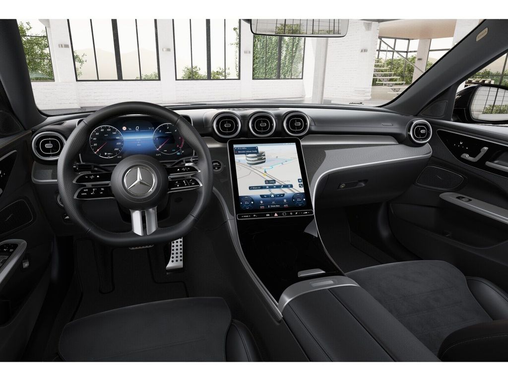 Mercedes-Benz C 220 2023 г. Чёрный, пробег 47813 км
