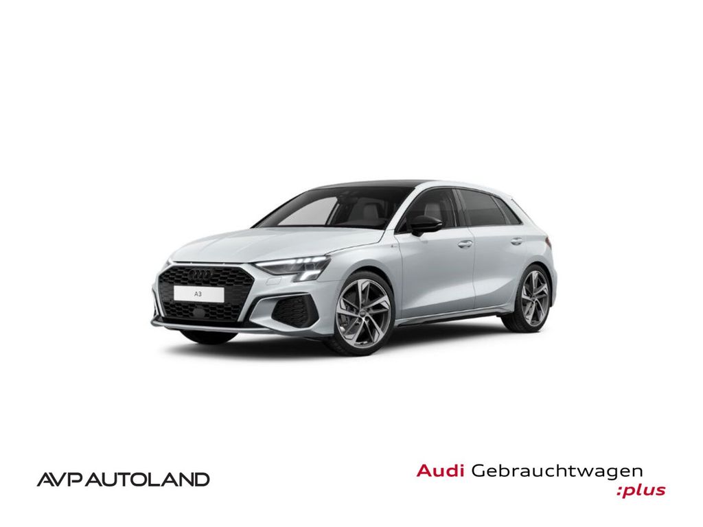 Audi A3 2023 г. Белый, пробег 39436 км