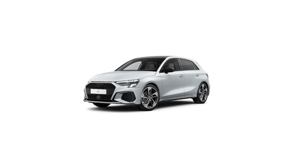 Audi A3 2023 г. Белый, пробег 39436 км
