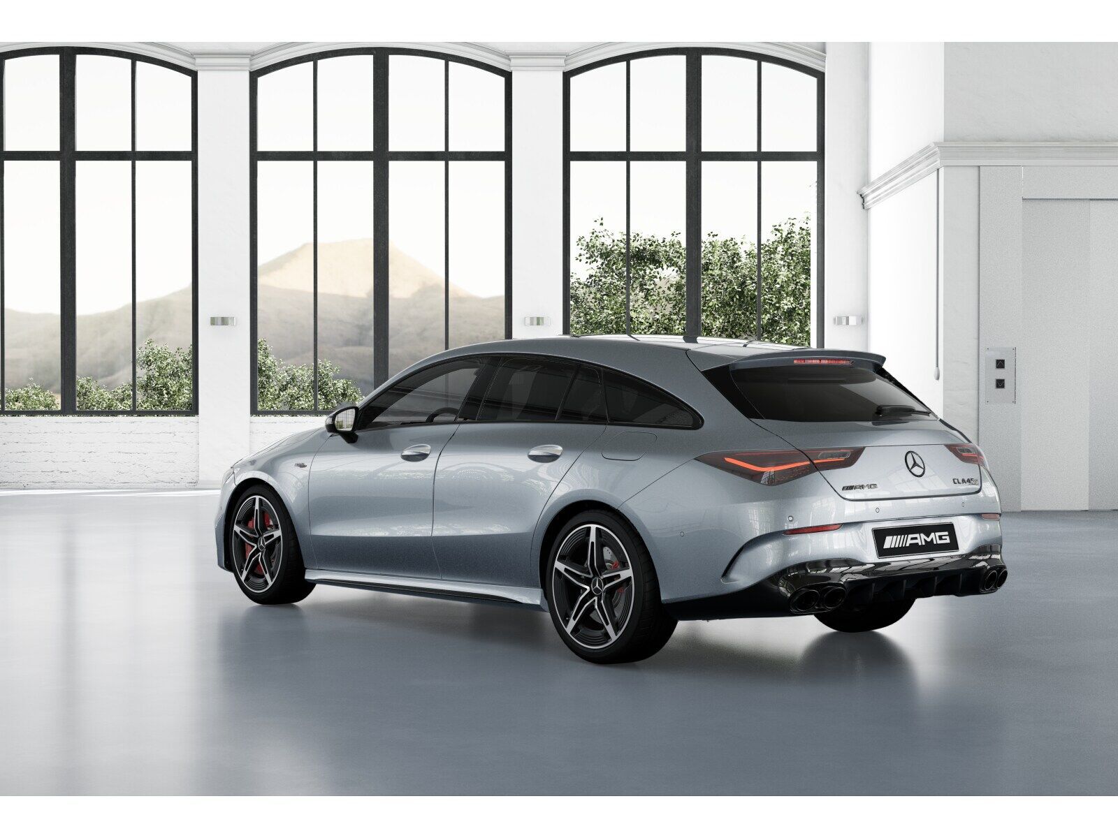 Mercedes-Benz CLA 45 AMG SHOOTING BRAKE 2025 г. Серебристый, пробег 3679 км