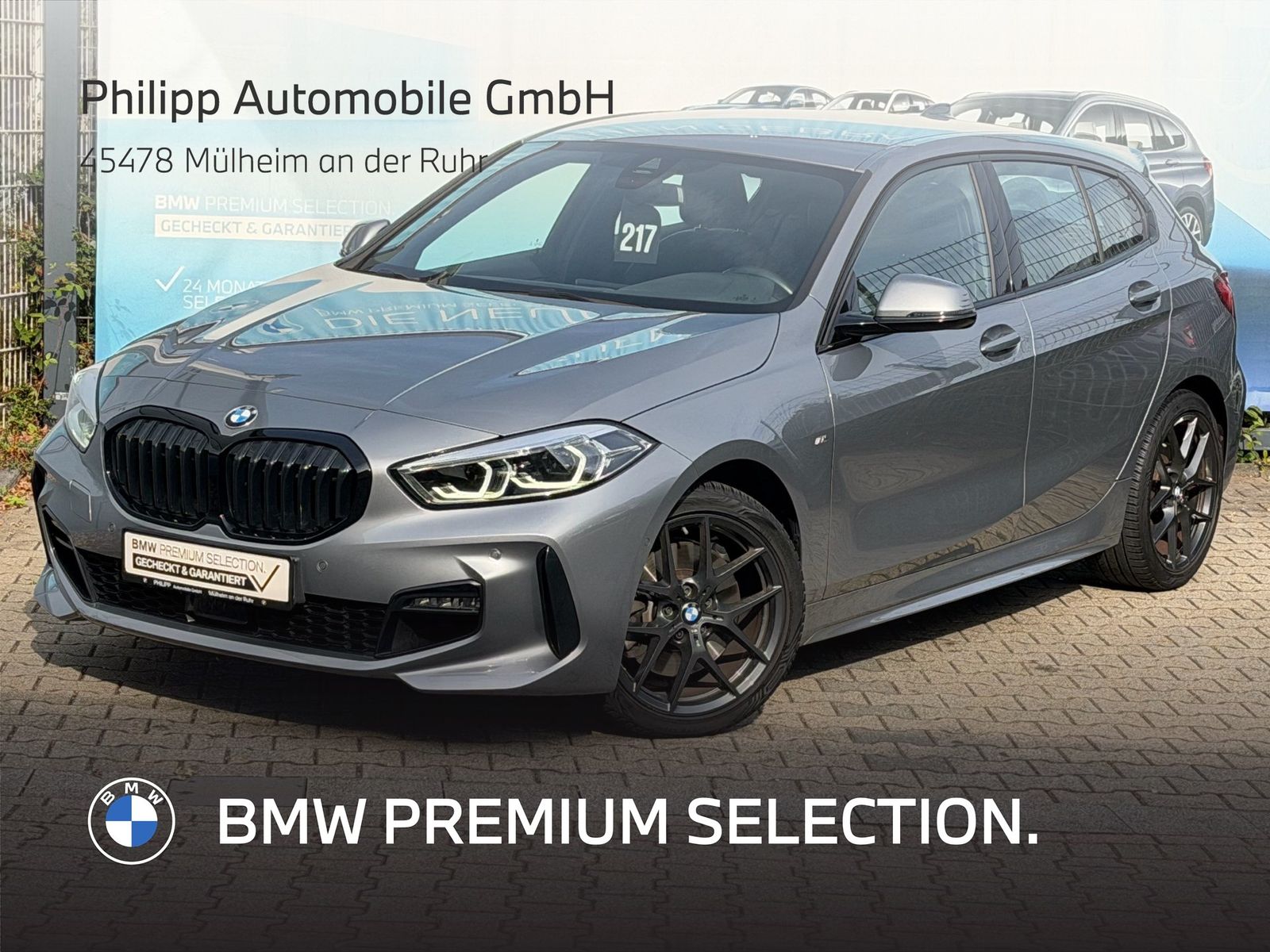 BMW 120 2022 г. Серый, пробег 49353 км