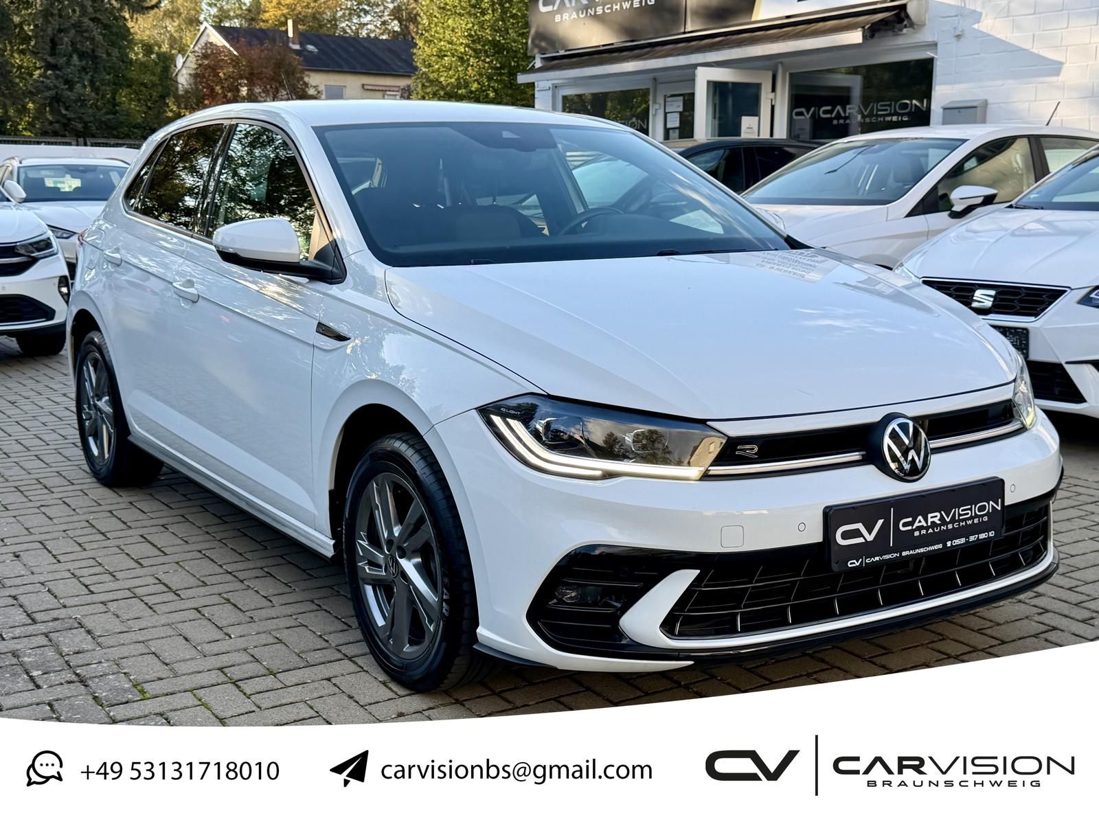 Volkswagen Polo 2022 г. Белый, пробег 57235 км
