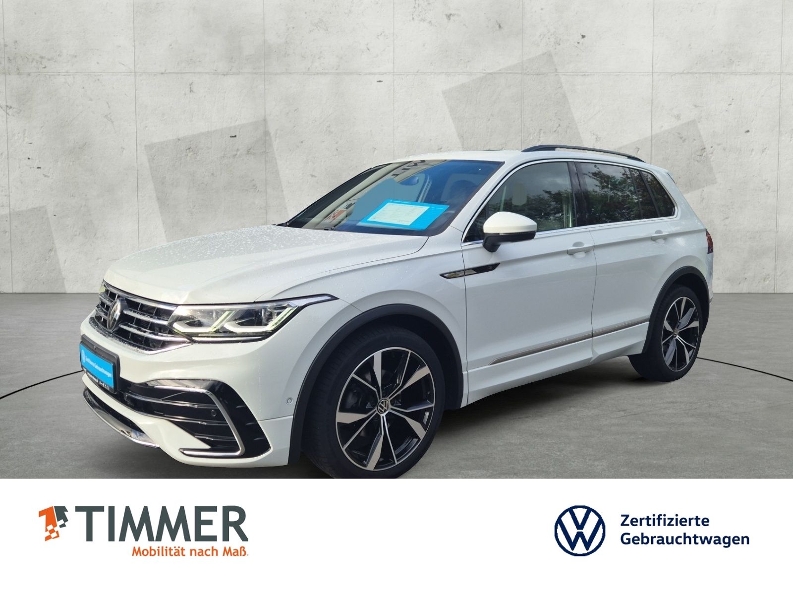 Volkswagen Tiguan 2023 г. Белый, пробег 55061 км