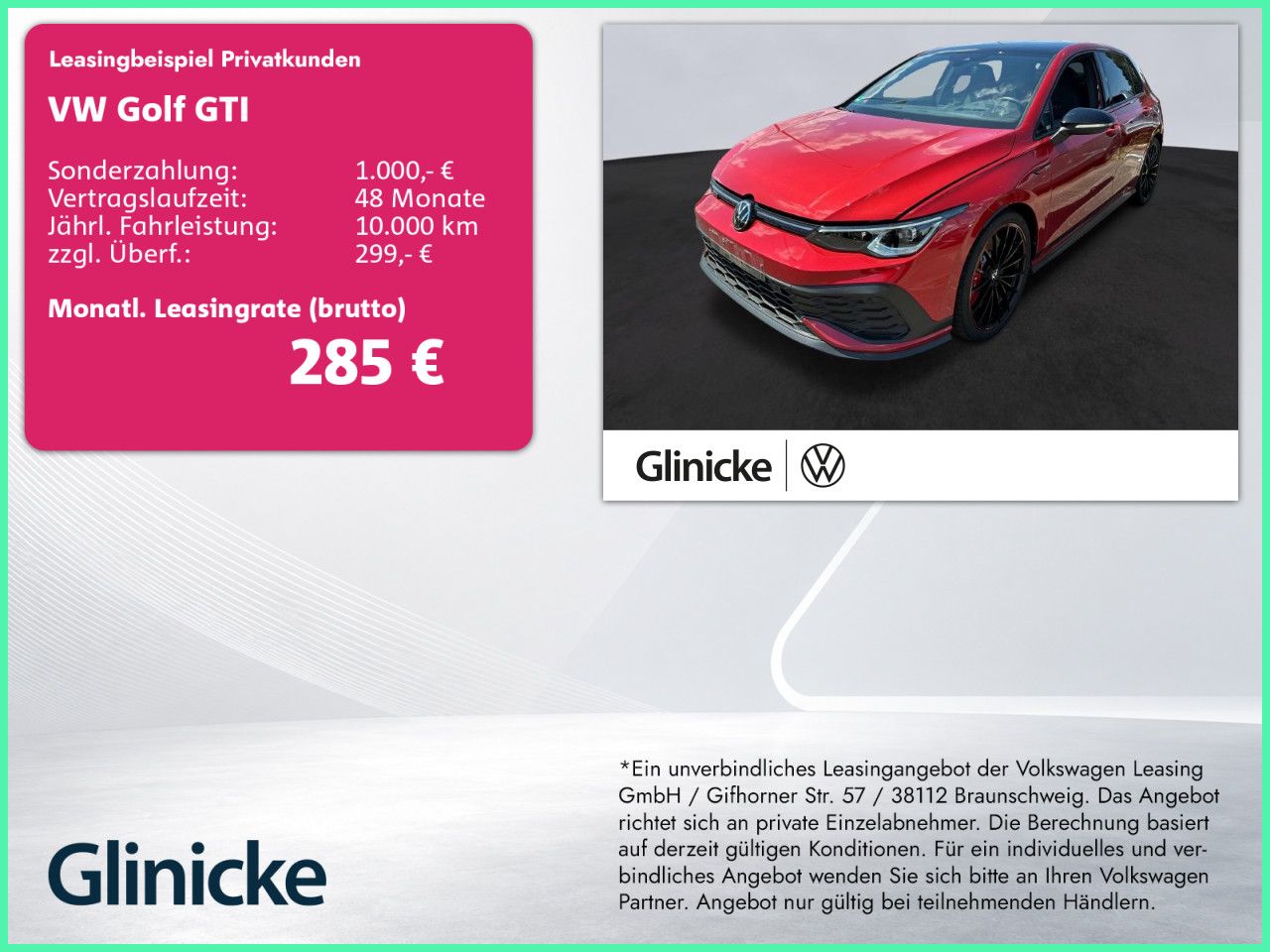 Volkswagen Golf 2023 г. Красный, пробег 44383 км