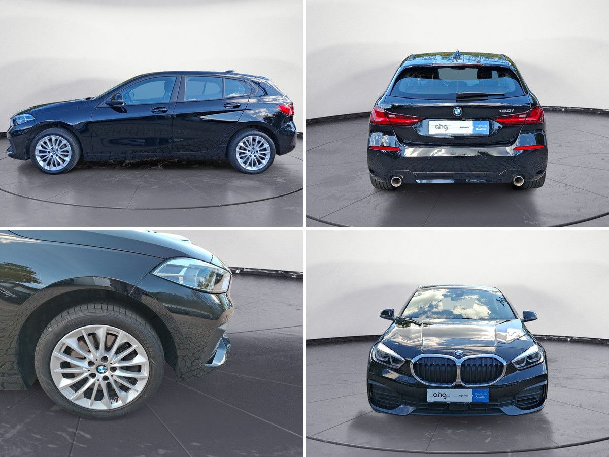BMW 120 2023 г. Чёрный, пробег 43117 км