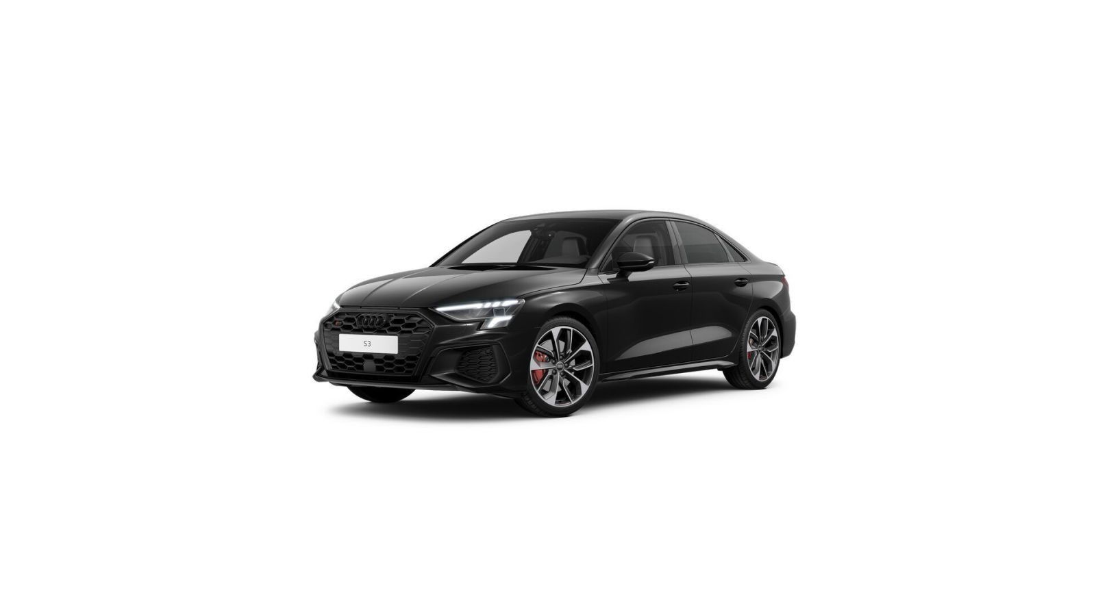 Audi S3 2024 г. Чёрный, пробег 23550 км
