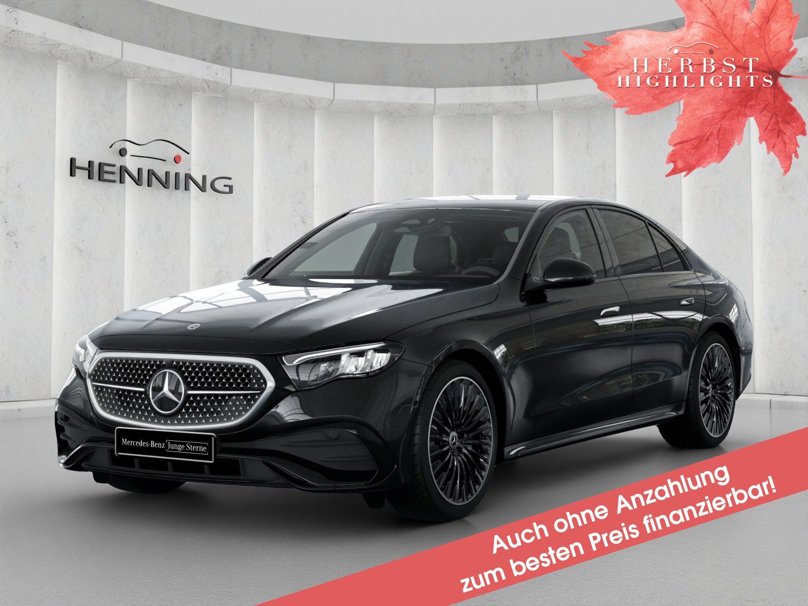 Mercedes-Benz E 200 2025 г. Чёрный, пробег 19491 км