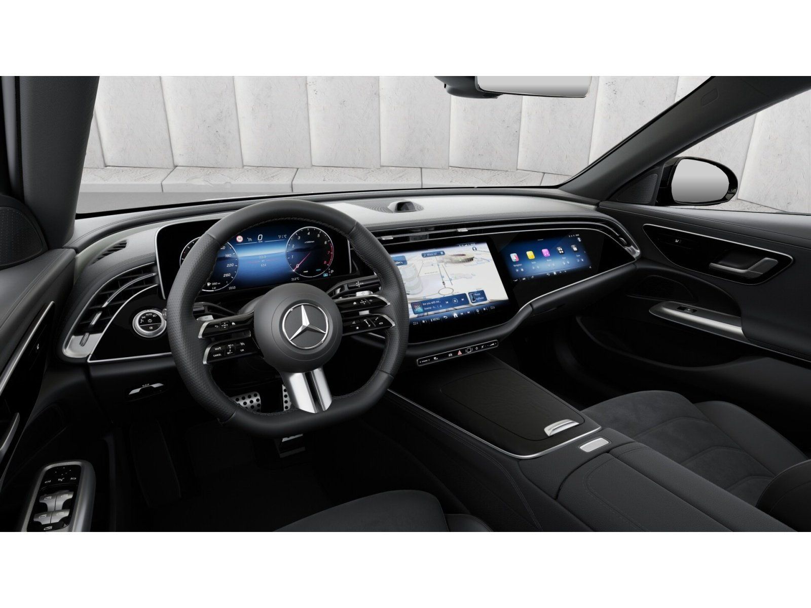 Mercedes-Benz E 200 2025 г. Чёрный, пробег 19491 км