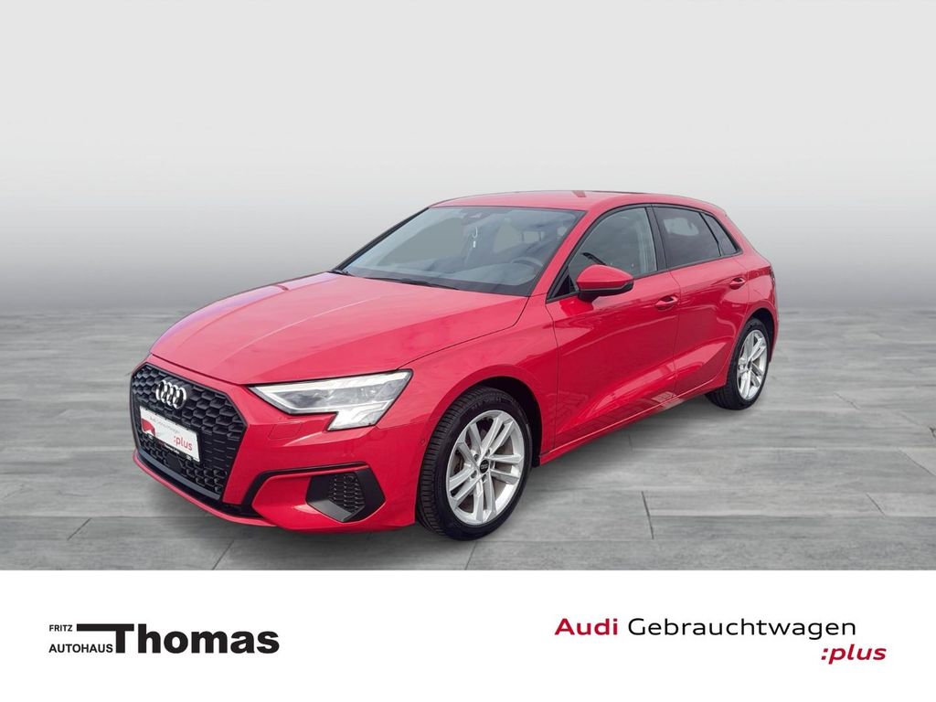Audi A3 2023 г. Красный, пробег 31975 км
