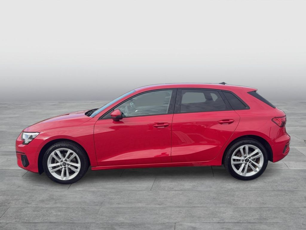 Audi A3 2023 г. Красный, пробег 31975 км