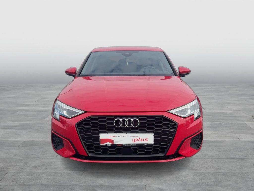 Audi A3 2023 г. Красный, пробег 31975 км