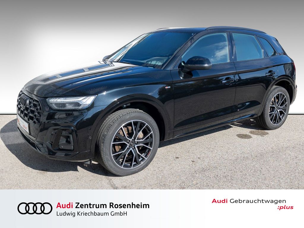 Audi Q5 2023 г. Чёрный, пробег 31560 км