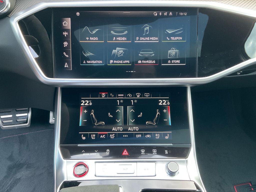 Audi RS6 2024 г. Чёрный, пробег 40000 км