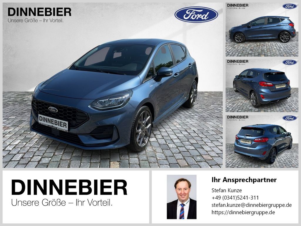 Ford Fiesta 2023 г. Синий, пробег 35075 км