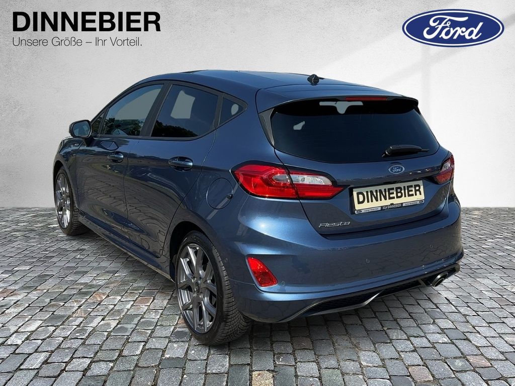 Ford Fiesta 2023 г. Синий, пробег 35075 км
