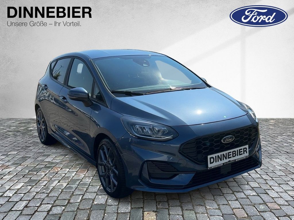 Ford Fiesta 2023 г. Синий, пробег 35075 км