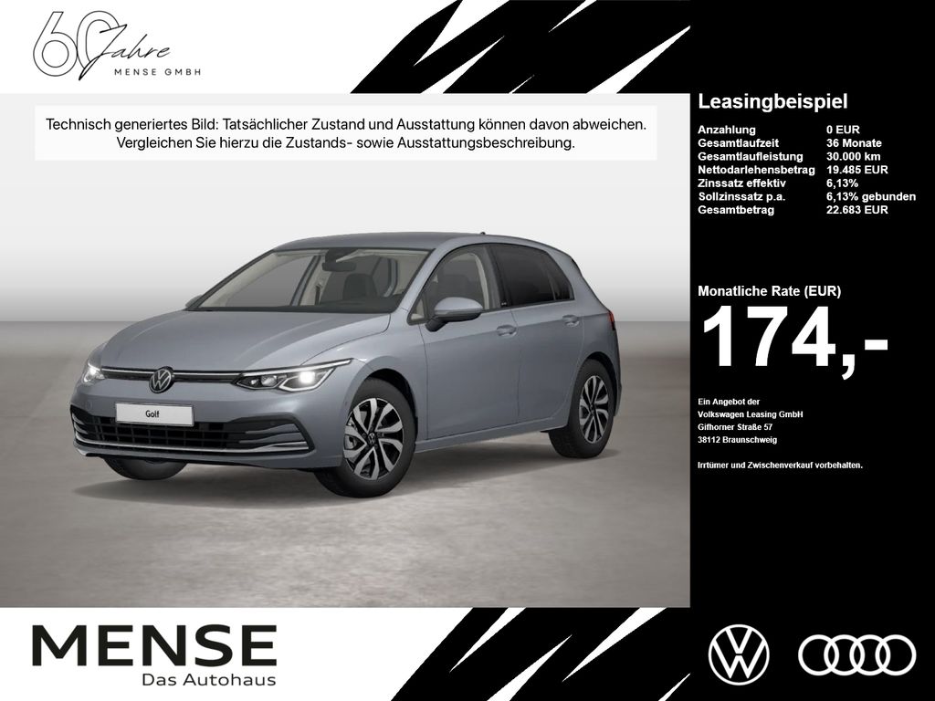 Volkswagen Golf 2023 г. Серый, пробег 43284 км
