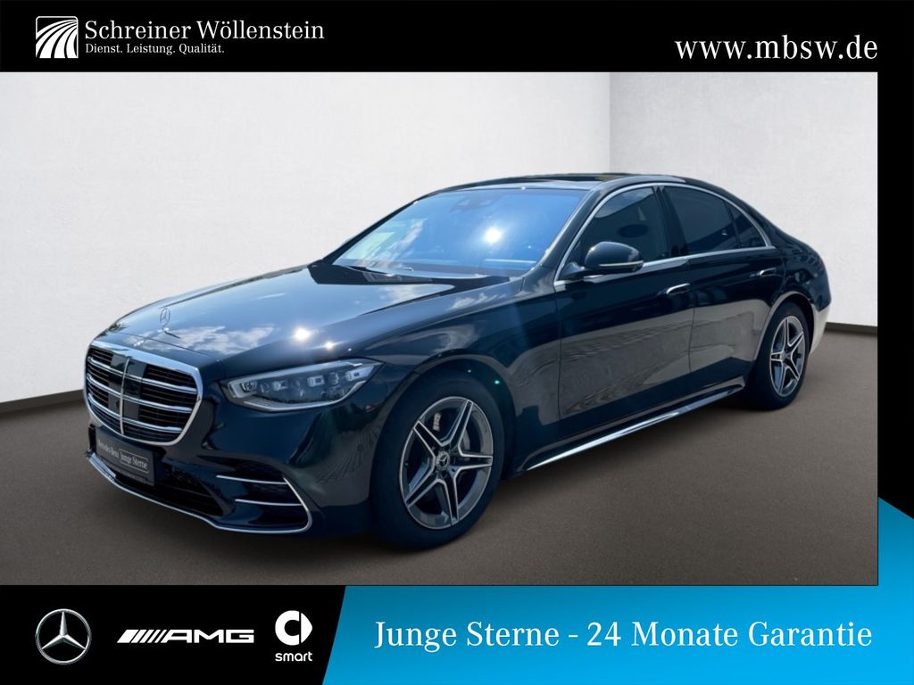 Mercedes-Benz S 450 2022 г. Чёрный, пробег 55143 км