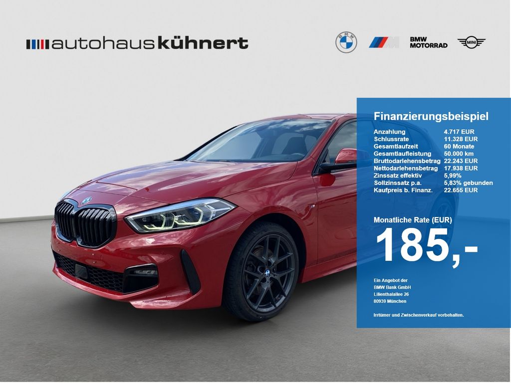 BMW 118 2022 г. Красный, пробег 41932 км